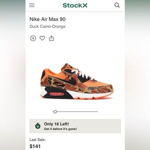 Nike Air Max 90
Duck Camo Orange
